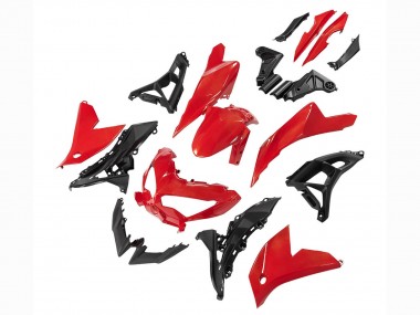 Purchase 2022-2025 Kawasaki Versys 650 Motorcycle Fairings - Red Black Australia