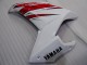 2009-2015 Yamaha FZ6R Motorcycle Fairings - White Red Black Australia