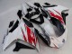2009-2015 Yamaha FZ6R Motorcycle Fairings - White Red Black Australia