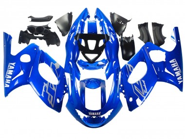 Purchase 1996-2007 Yamaha YZF600R Thundercat Motorcycle Fairings - Blue White Silver Australia