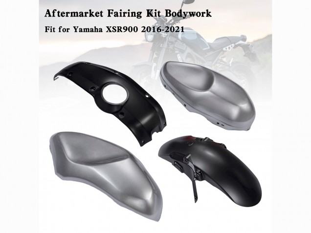 2016-2021 Yamaha XSR900 Motorcycle Fairings - Black Grey Australia