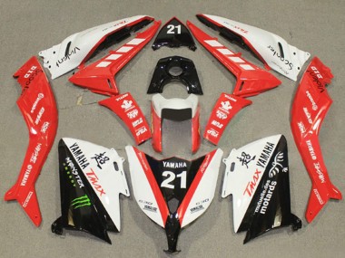 Purchase 2012-2014 Yamaha TMAX530 Motorcycle Fairings - White Red Black Monster 21 Australia