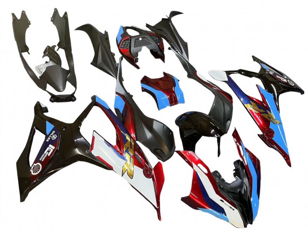 2019-2022 BMW S1000RR Motorcycle Fairings - Black Red Blue Australia