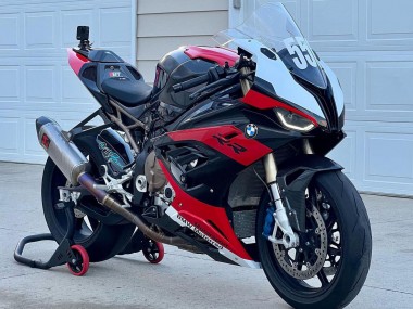 Purchase 2019-2022 BMW S1000RR Motorcycle Fairings - Black Red White Australia
