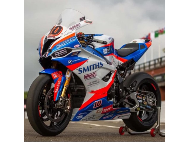 2019-2022 BMW S1000RR Motorcycle Fairings - Blue Red White Smiths Australia