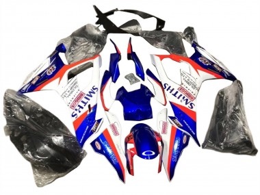 Purchase 2019-2022 BMW S1000RR Motorcycle Fairings - Blue Red White Smiths Australia