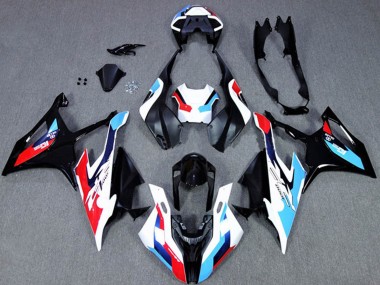 Purchase 2019-2022 BMW S1000RR Motorcycle Fairings - Black White Blue Australia