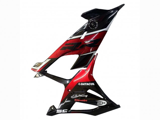 2019-2022 BMW S1000RR Motorcycle Fairings - Black Dark Red Australia