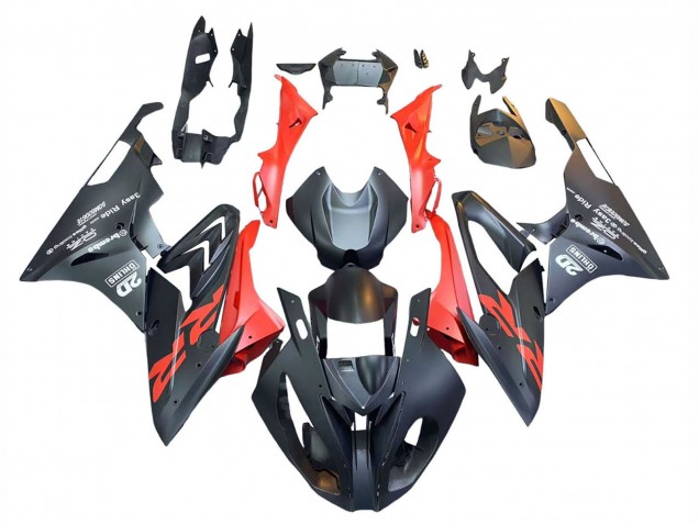 2015-2016 BMW S1000RR Motorcycle Fairings - Matte Black Red Australia