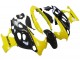 2004-2006 Suzuki GSX600F/GSX750F Motorcycle Fairings - Glossy Black Yellow Australia