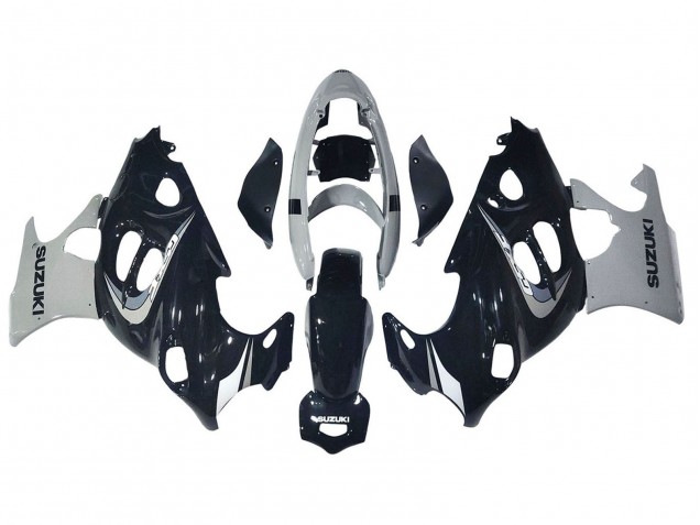 2004-2006 Suzuki GSX600F/GSX750F Motorcycle Fairing - Glossy Black Grey Australia