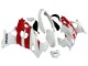 2004-2006 Suzuki GSX600F/GSX750F Motorcycle Fairings - White Red Australia