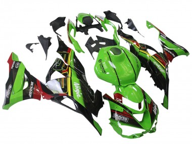 Purchase 2023-2026 Kawasaki ZX6R Motorcycle Fairings - Green Black Red Yellow Dunlop Australia