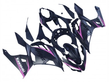 Purchase 2018-2024 Kawasaki Ninja 400 Motorcycle Fairings - Matte Black Pink Australia