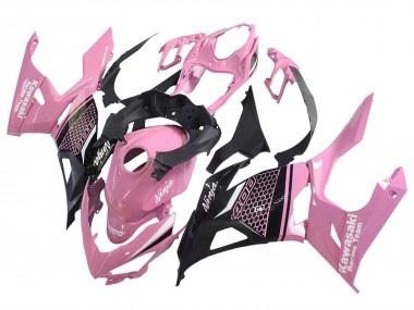 Purchase 2018-2024 Kawasaki Ninja 400 Motorcycle Fairings - Pink Matte Black Honeycomb Australia