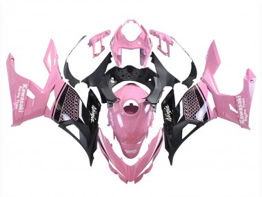 Purchase 2018-2024 Kawasaki Ninja 400 Motorcycle Fairings - Pink Matte Black Honeycomb Australia