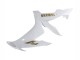 2004-2006 Yamaha YZF 1000 R1 Motorcycle Fairings - White Gold Decals Australia