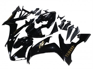 Purchase 2004-2006 Yamaha YZF 1000 R1 Motorcycle Fairings - Glossy Black Gold Decals Australia
