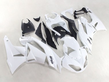 Purchase 2009-2012 Kawasaki ZX6R Motorcycle Fairings - White Black Ninja Australia