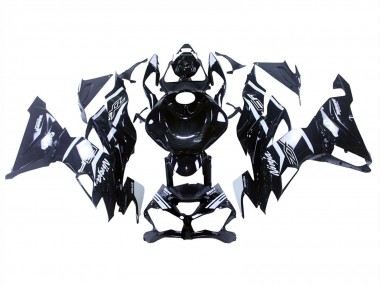 Purchase 2019-2022 Kawasaki ZX6R Motorcycle Fairings - Glossy Black White Australia