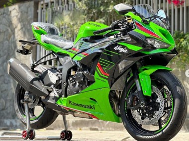 Purchase 2019-2022 Kawasaki ZX6R Motorcycle Fairings - Green Glossy Black Red Australia