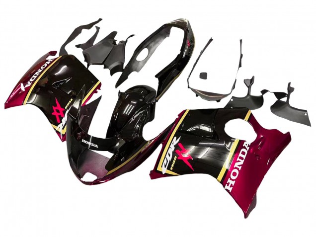1996-2007 Honda CBR1100XX Blackbird Motorcycle Fairings - Glossy Black Red Yellow Australia