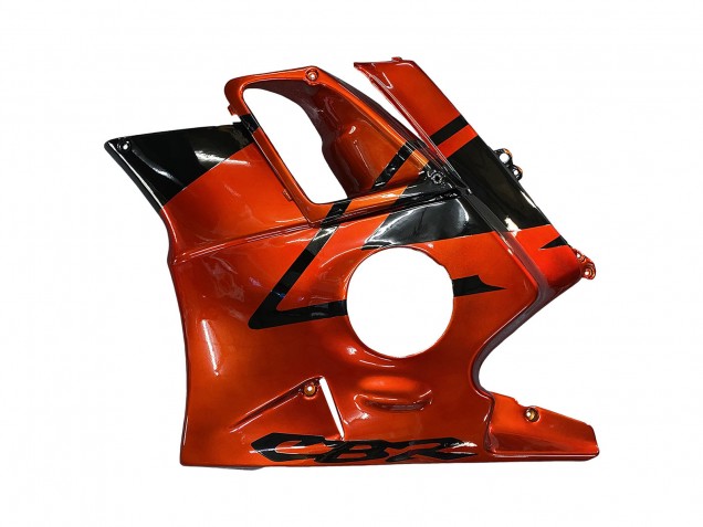 1991-1994 Honda CBR600 F2 Motorcycle Fairings - Orange Glossy Black Australia