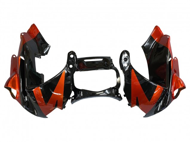 1991-1994 Honda CBR600 F2 Motorcycle Fairings - Orange Glossy Black Australia