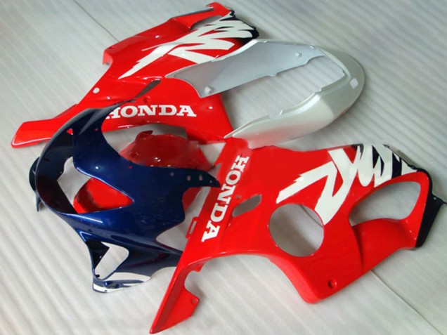1999-2000 Honda CBR600 F4 Motorcycle Fairings - White Red Dark Blue Australia