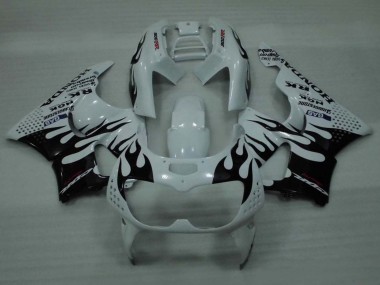 Purchase 1994-1995 Honda CBR900RR 893 Motorcycle Fairings - White Glossy Black Flame Australia
