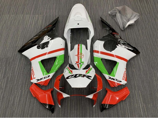 2002-2003 Honda CBR900RR 954 Motorcycle Fairings - White Red Green Glossy Black Australia