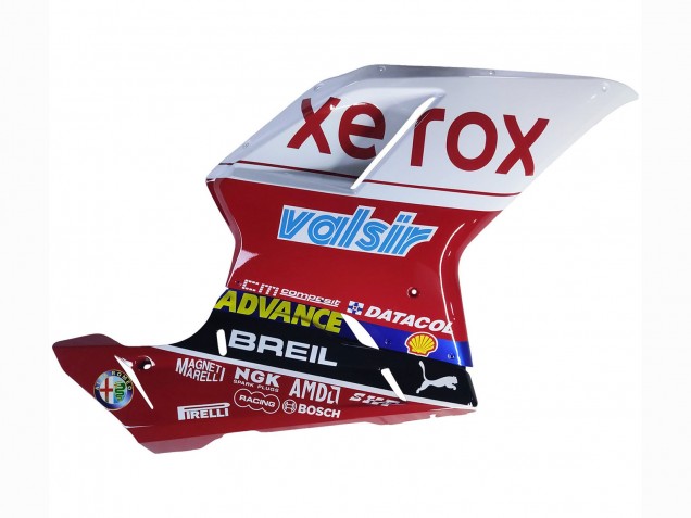 2007-2014 Ducati 848/1098/1198 Motorcycle Fairings - White Red Glossy Black Valsir Xerox Australia