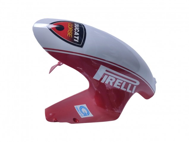 2007-2014 Ducati 848/1098/1198 Motorcycle Fairings - White Red Glossy Black Valsir Xerox Australia
