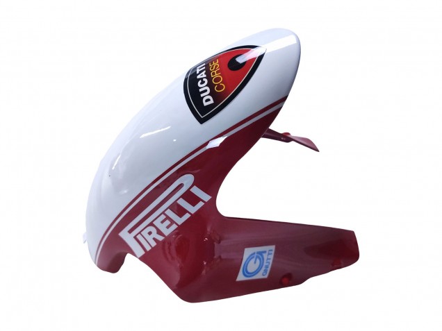 2007-2014 Ducati 848/1098/1198 Motorcycle Fairings - White Red Glossy Black Valsir Xerox Australia