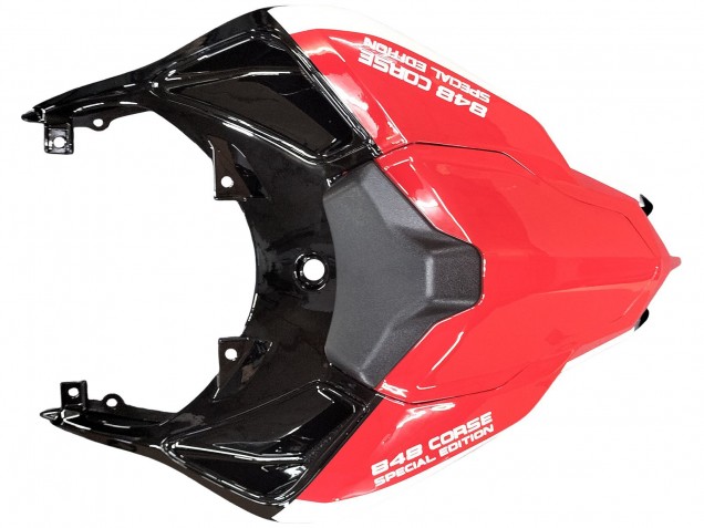 2007-2014 Ducati 848/1098/1198 Motorcycle Fairings - White Red Glossy Black Australia
