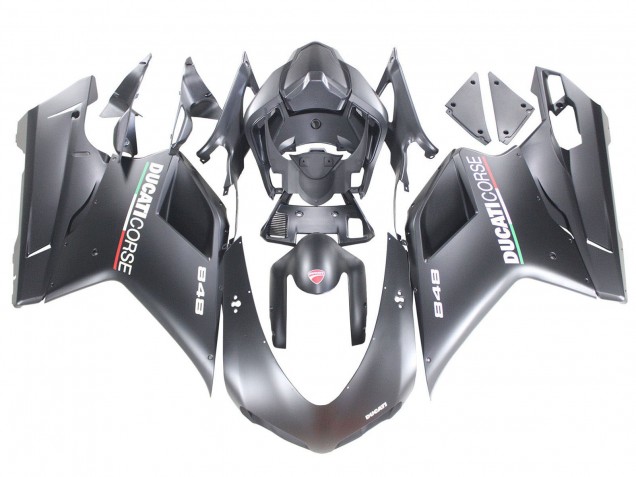 2007-2014 Ducati 848 Motorcycle Fairings - Matte Grey Australia