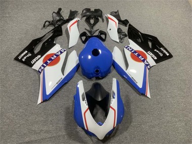 Purchase 2011-2014 Ducati Panigale 899/1199 Motorcycle Fairings - White Blue Glossy Black Martini Australia