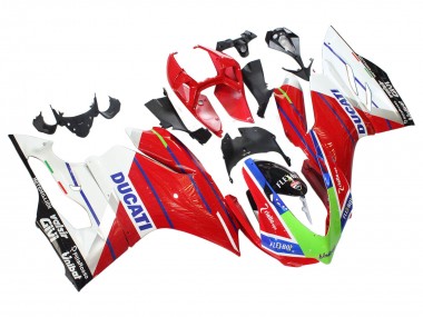 Purchase 2011-2014 Ducati Panigale 899/1199 Motorcycle Fairings - White Red Green Blue Glossy Black Flex-Box Australia