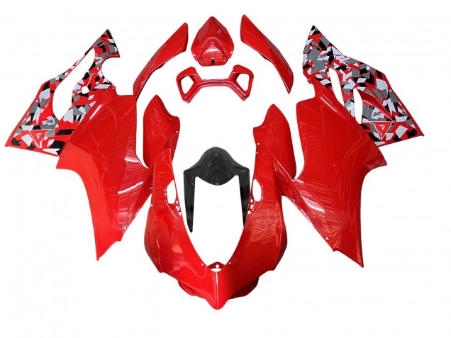 2011-2014 Ducati Panigale 899/1199 Motorcycle Fairing - Red Grey Black Australia