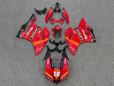 Purchase 2011-2014 Ducati Panigale 899/1199 Motorcycle Fairings - Red Orange Black Monster Lenovo 18 Australia