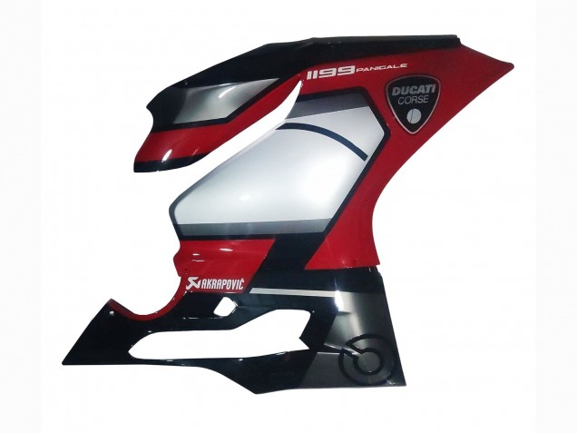 2011-2014 Ducati 1199 Motorcycle Fairings - Red Silver Black Australia
