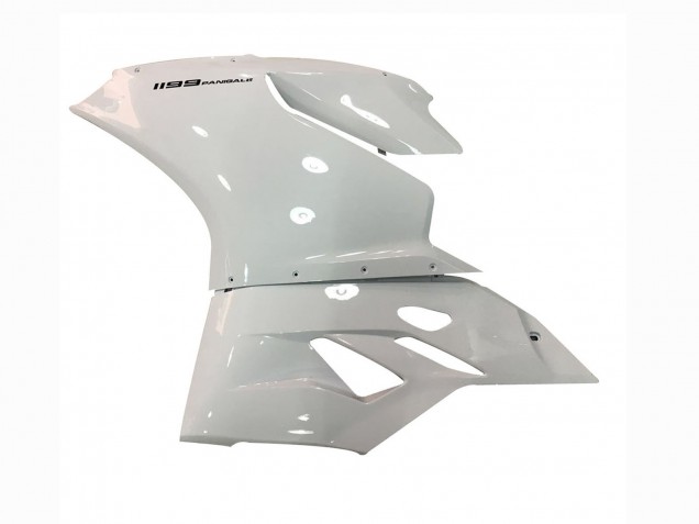 2011-2014 Ducati 1199 Motorcycle Fairings - White Australia