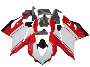 Purchase 2015-2020 Ducati 959 Motorcycle Fairing Kits - White Red Glossy Black Australia