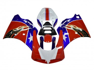 Purchase 1993-2005 Ducati 748/916/996/998 Motorcycle Fairings - White Red Blue Black Flame Australia