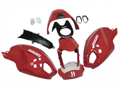 Purchase 2008-2012 Ducati Monster 696 796 1100 1100S Motorcycle Fairings - Red White Australia