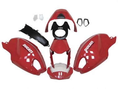 Purchase 2008-2012 Ducati Monster 696 796 1100 1100S Motorcycle Fairings - Red White Australia