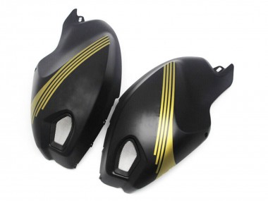 Purchase 2008-2012 Ducati Monster 696 796 1100 1100S Motorcycle Fairings - Matte Black Gold Australia