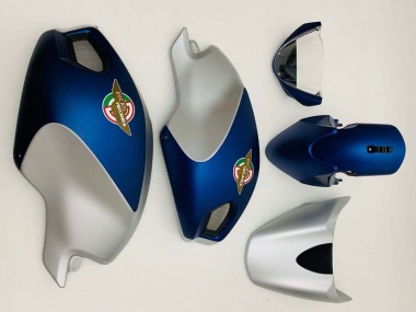 Purchase 2008-2012 Ducati Monster 696 796 1100 1100S Motorcycle Fairings - Dark Blue Silver Australia