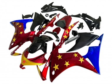 Purchase 2013-2015 Honda CBR500R Motorcycle Fairings - Red Blue Yellow Star Australia