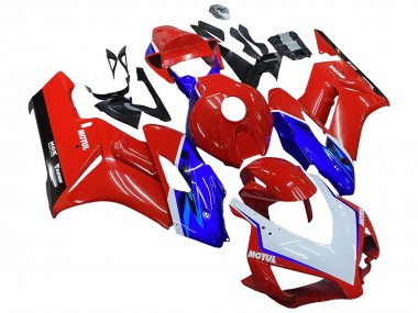 Purchase 2004-2005 Honda CBR1000RR Motorcycle Fairings - Red Blue White Black Motul Australia